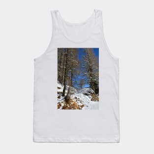 Snowy Trees on Monte Lussari Tank Top